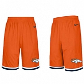 Denver Broncos Orange NFL Men's Shorts,baseball caps,new era cap wholesale,wholesale hats